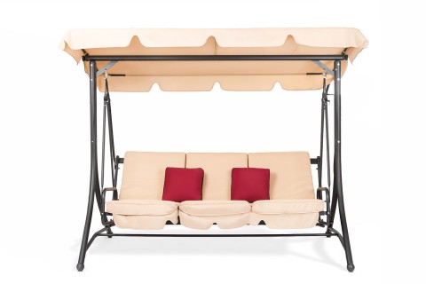 ارجوحة حديقة 3 مقاعد مع مظلة