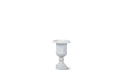 Outdoor Fiberglass Pot With Stand - White Color