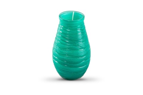 شمعة غير معطرة مع جرة زجاجية