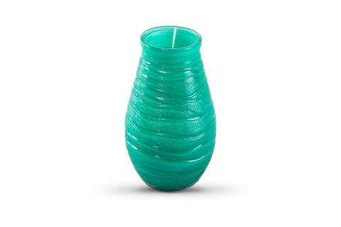 شمعة غير معطرة مع جرة زجاجية
