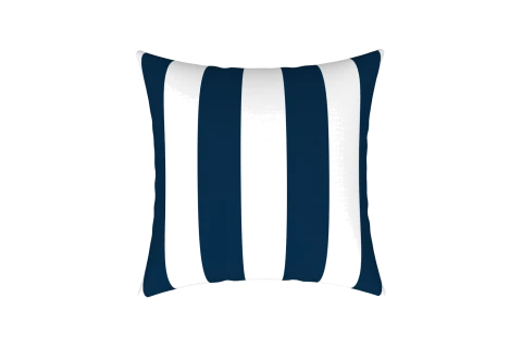 TOSS PILLOW - Blue and White