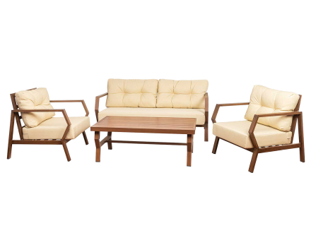 جلسة خارجية مع طاولة وسط