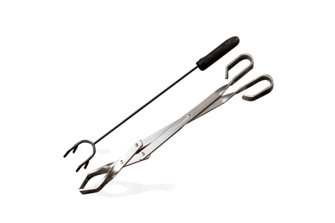 Charcoal Clip and Poker