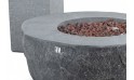 موقد نار صخري 