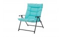 كرسي  ألمنيوم قابل للطي- أزرق