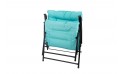 كرسي  ألمنيوم قابل للطي- أزرق