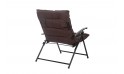 كرسي  ألمنيوم قابل للطي- بني