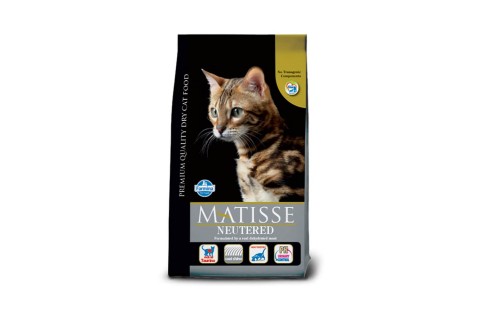 طعام جاف ماتيس للقطط المخصية