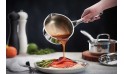 طقم مقلاة صلصة نابليون من الفولاذ المقاوم للصدأ مكون من قطعتين