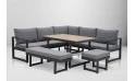 Topa-ht Outdoor Corner Sofa Set- 6 Seater