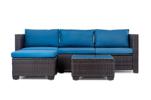 جلسة زاوية خارجية مع طاولة