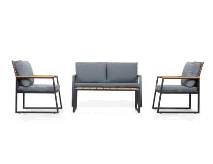 جلسة  بونزا الخارجية مع طاولة وسط - 4 أشخاص