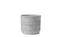 Light Grey Cylindrical Cement Pot