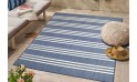 سجاد خارجي بخطوط عمودية  