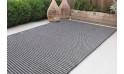 سجاد خارجي - اللون أسود ورمادي  