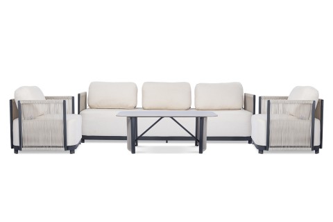 جلسة ميرلوت الخارجية مع طاولة وسط - 5 أشخاص 