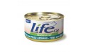 لحم التونة مع سمك المحيط للقطط من لايف كات - 85 جم 