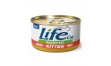  طعام القطط الطبيعي المعلب باللحم البقري من لايف كات- 85 جرام