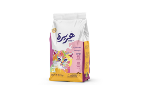 طعام جاف بالدجاج والخضراوات للقطط الصغيرة من هورايرا، 7 كجم