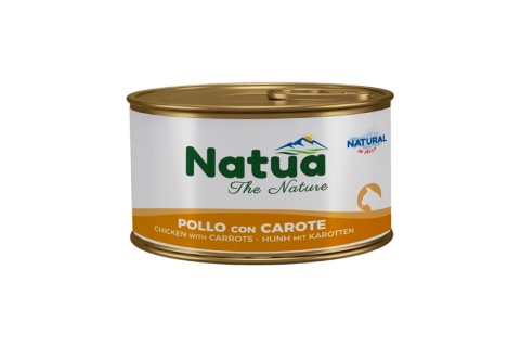 طعام معلب بالدجاج والجزر مع الجيلي للقطط من ناتوا - 85 غم