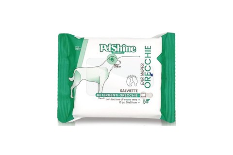 مناديل مبللة لتنظيف الأذن للحيوانات الأليفة من بت شاين، 15 ق..