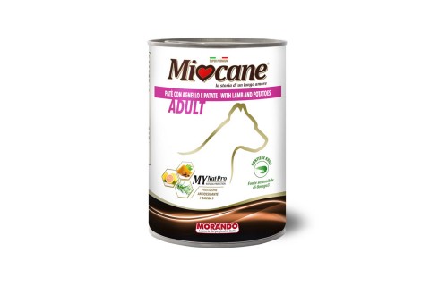 طعام معلب مع باتيه لحم الضأن والبطاطا للكلاب البالغة من ميوك..