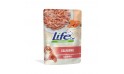 كيس طعام رطب مع سمك السلمون للقطط من لايف كات - 70 جم