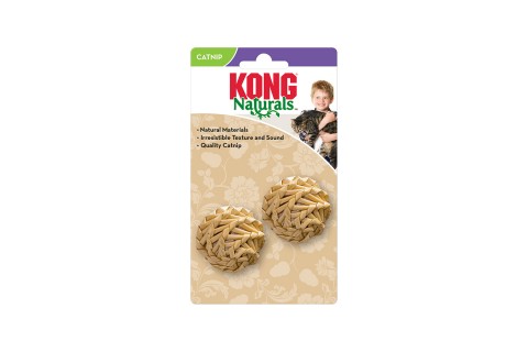 لعبة كرات القش بخلاصة النعناع البري للقطط من كونغ