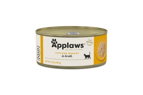 طعام رطب من صدور الدجاج للقطط من أبلاوز، 156 جم