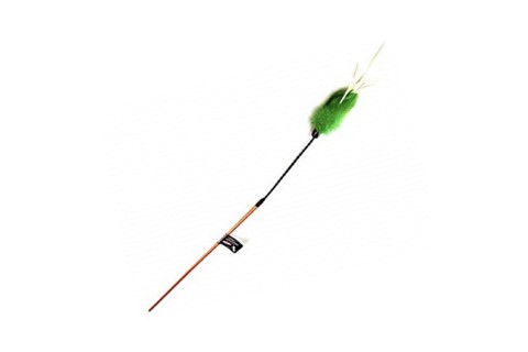 لعبة بتصميم عصا مع ريش للقطط من في بيرفكت