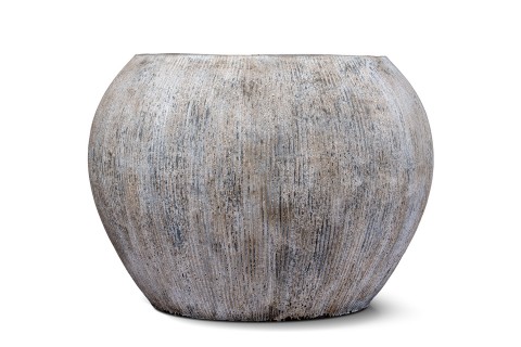 حوض فايبراسمنتي- شكل دائري مع ملمس خطي 