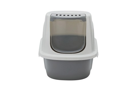 صندوق فضلات ذو غطاء للقطط من باوايز، 59 × 47 × 47.5 سم