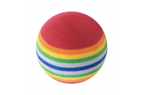  كرة لعب اسفنجية ملونة للقطط من باوايز