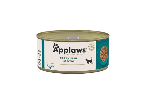 طعام أوشن المعلب بالسمك للقطط من أبلاوز - 156 غم