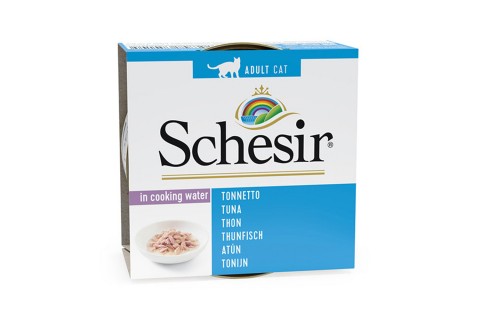 تونة شيسر في ماء الطبخ طعام القطط المعلب - 85 جم
