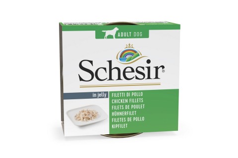 طعام معلب مع فيليه الدجاج في جيلي للكلاب من شيسر، 150 جرام