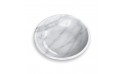 صحن كارارا ماربل للحيوانات من تارهونغ،  5.2  × 5.2  × 1.1 إنش