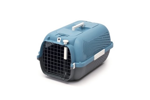 صندوق نقل للقطط من كات-إت، أزرق رمادي، صغير، 48.3 طول × 32.6.. صندوق نقل للقطط من كات-إت، أزرق رمادي، صغير، 48.3 طول × 32.6..