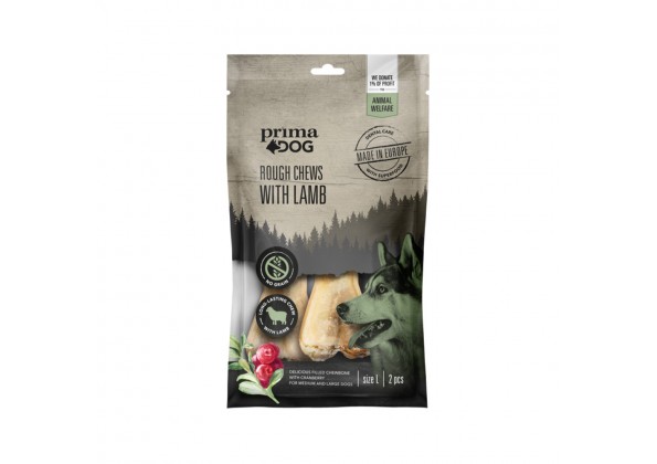 PrimaDog Rough Chews مع لحم الضأن والتوت البري للكلاب - 140