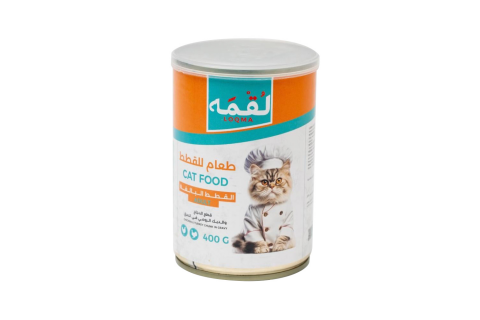 طعام رطب مع قطع الدجاج والديك الرومي للقطط من لقمة - 400 جم