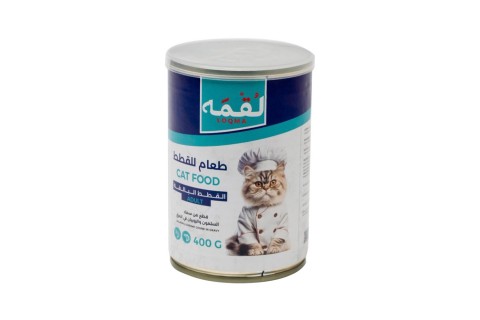 طعام رطب مع قطع السلمون والروبيان في المرق للقطط البالغة من ..