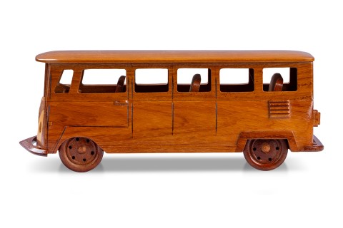 مجسم خشبي حافلة فولكس فاجن الأيقونية