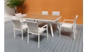 طقم طاولة طعام خارجية - 6 كراسي