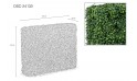 لوح سياج نبات البوكسوود الاصطناعي