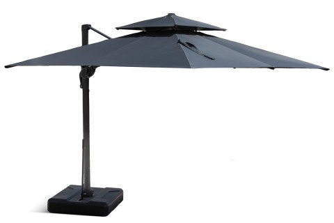 مظلة روما ديلوكس الخارجية - لون رمادي