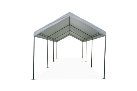 مظلة ألومنيوم خارجية - أبيض