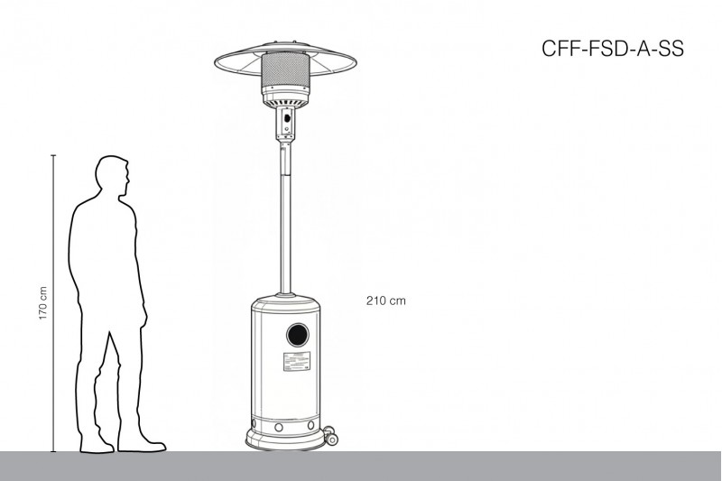 مدفأة غاز خارجية
