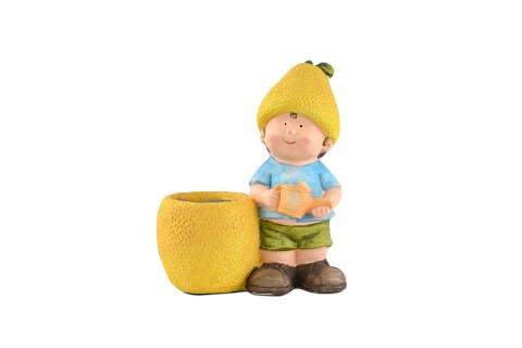 مجسم ديكوري مع حوض بشكل ليمون