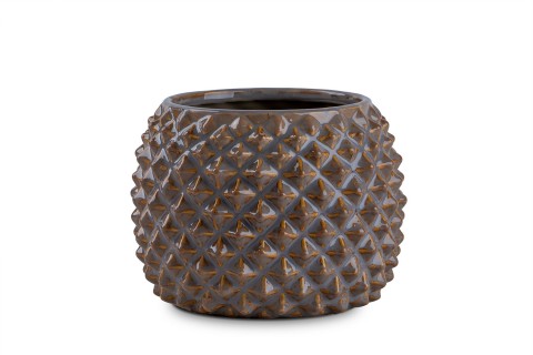 حوض سيراميك مدبب- لون بني