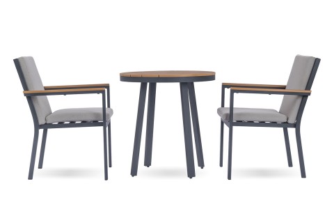 طقم طعام بيسترو الخارجي - مقعدين 